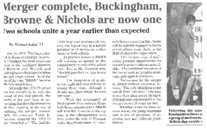 The Origin of BB&N's First Newspaper